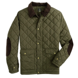 EVANS QUILTED JACKET - OLIVE