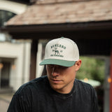 VINTAGE WHITETAIL DEER CAP - CREAM