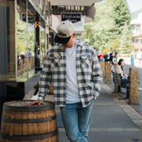 FLANNEL SHIRT - GREY BUFFALO