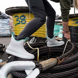 WOMEN'S ANKLE DECK BOOT - GREY