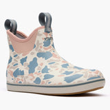 WOMENS ANKLE DECK BOOT - IVORY DUCK CAMO