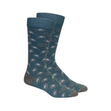 BROWN DOG SOCKS - SHUCKIN/BLUE