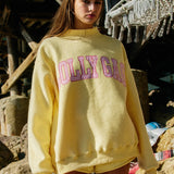 DILLY DALLY SWEATSHIRT - YELLOW
