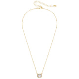 BEZEL PENDANT NECKLACE