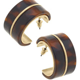 Autumn Tortoise Hoops