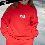 LM YOUTH LS TERRY TOP - RED