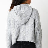 KAY HOODIE SWEATER - GREY