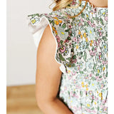 STELLA SMOCK FLUTTER DRESS