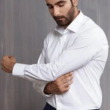 MENS WHITE DRESS SHIRT