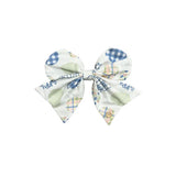 FABRIC BOW W/MAGNET - EASTER EGGS