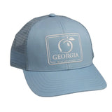 GA PATCH TRUCKER HAT - BLUE