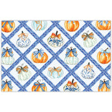 CHINOISERIE PUMPKINS AND BOWS