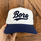 THE BORO HAT - NAVY/WHT