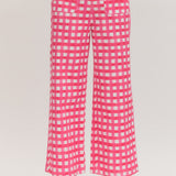 PINK PLAID PANTS