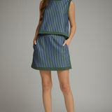 THE STRIPED CHRISY SET - H GREEN