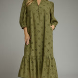 THE AMY DRESS - OLIVE