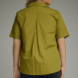 THE DANA BLOUSE - OLIVE