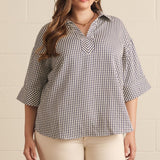 THE NAVY MADELYN TOP