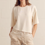THE ANNA TOP - ECRU