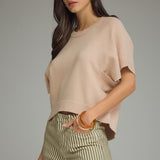 THE MARCI SWEATER TOP - OATMEAL