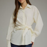 THE RACHEL TOP - CREAM