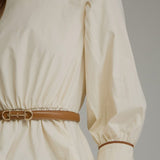 THE MADILYN TOP - ECRU