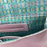 EK LEATHER CLUTCH - PINK