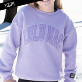 LM YOUTH MONO SWEATSHIRT - LAV