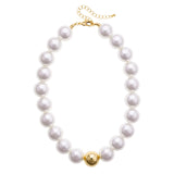 MARJORIE BEADED NECKLACE - IVORY