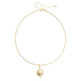 ORB SKINNY COLLAR NECKLACE - GOLD