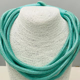 SLUB ROPE NECKLACE - MINT