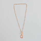 MM WYNONNA INITIAL NECKLACE