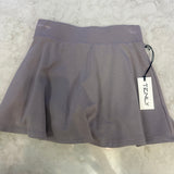FRENCH TERRY SKORT - COBBLESTONE