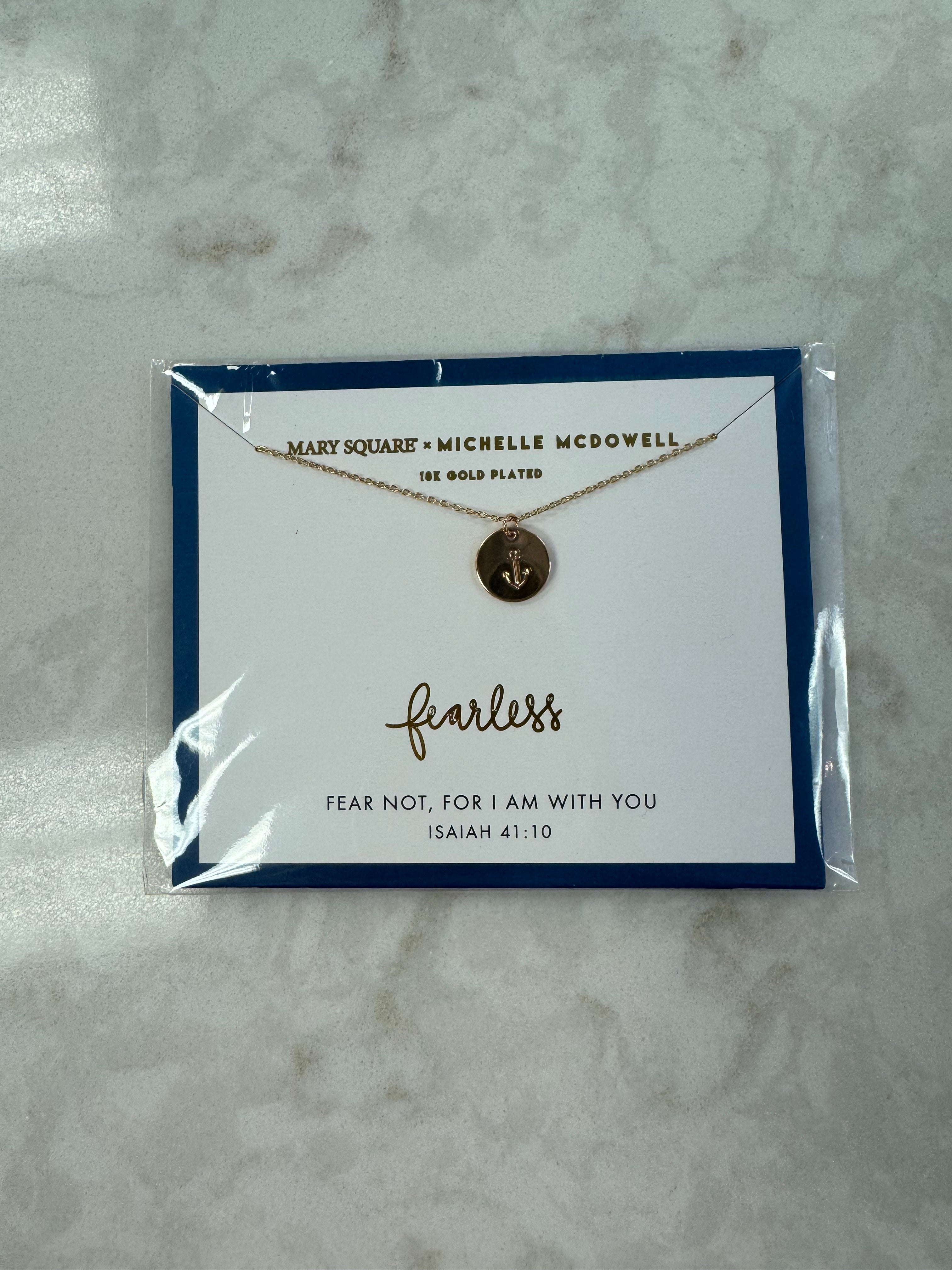 MARY SQUARE CARDED NECKLACE