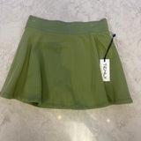 FRENCH TERRY SKORT - MATCHA TEA