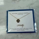 MARY SQUARE CARDED NECKLACE
