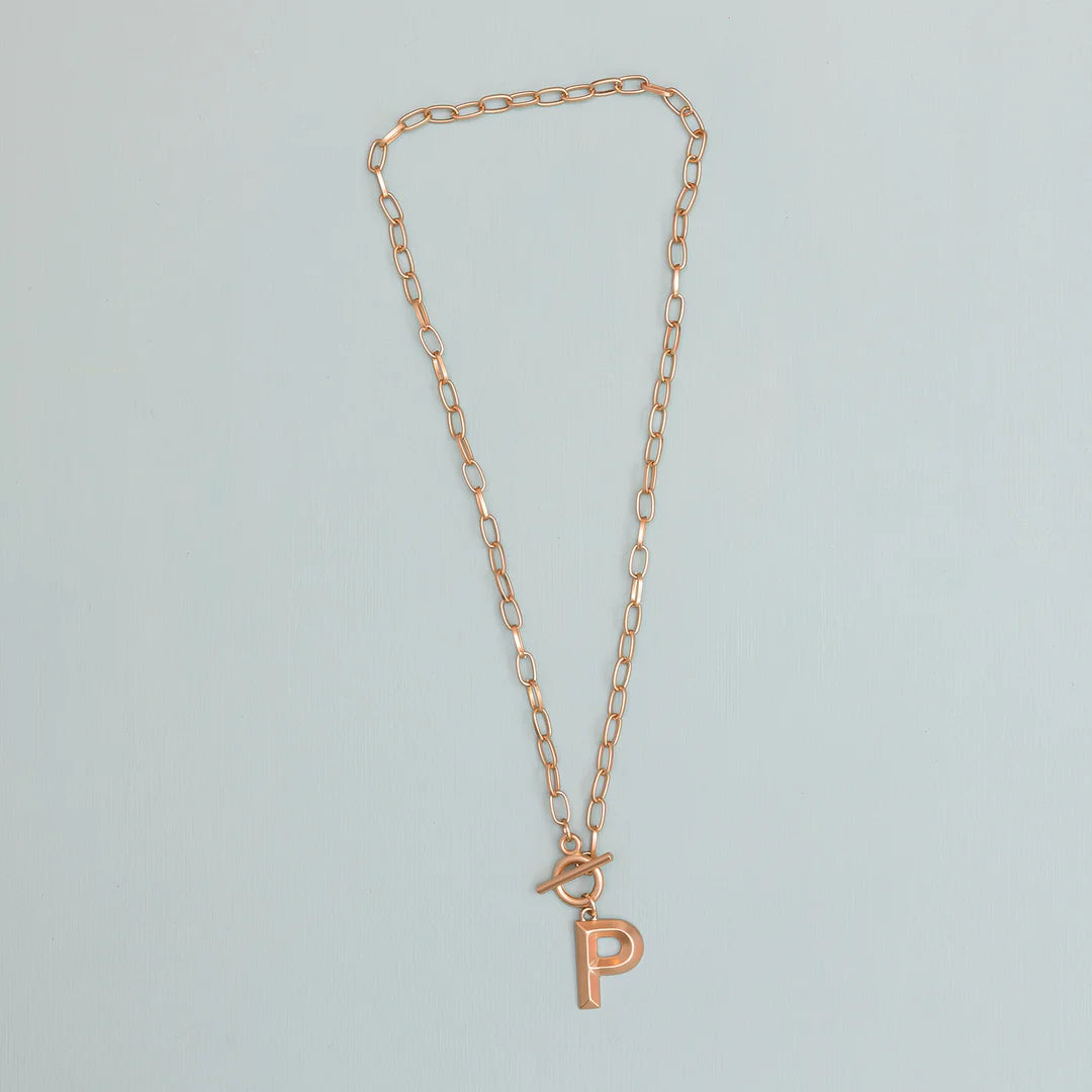 MM WYNONNA INITIAL NECKLACE