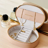 OVAL JEWELRY BOX - OFF WHITE