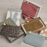 BOXED COIN & CARDHOLDER -DUCK EGG BLUE