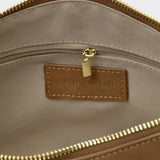 ALIZE SHOULDER BAG - CARAMEL SUEDETTE