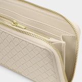 NOVA WOVEN WALLET - OYSTER