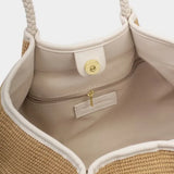NOVA RAFFIA SHOULDER - NATURAL/OYSTER