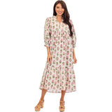 WAYLON MIDI DRESS - WHT
