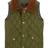 BOYS BEAUMONT VEST - OLIVE