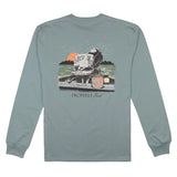 BOYS LS GONE FISHIN - BLUE