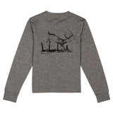 BOYS LS JUMPING BUCK - GRAVEL
