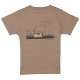 BOYS JOYRIDE TEE - WALNUT