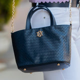THE MAREN MINI TOTE - NAVY