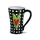 WHITE DOTS MUG